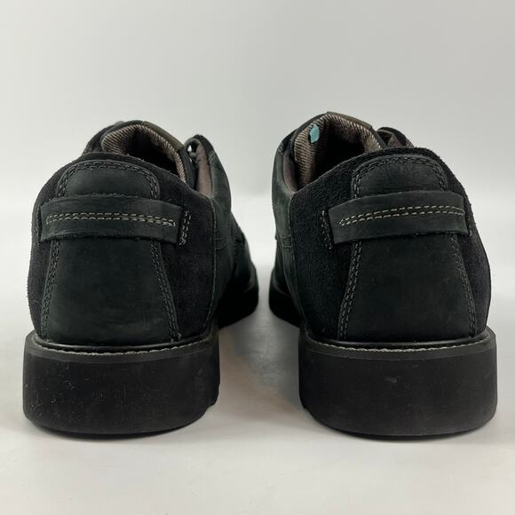 New Balance Dunham Men 16D DAK03 BK Waterproof Oxford Shoe Black Leather RevLite